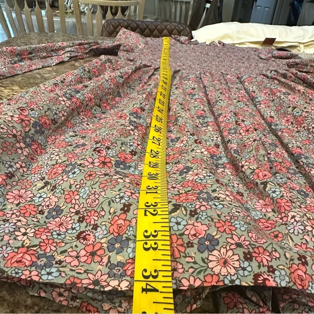 Janie and Jack Pink Floral Long Sleeve Dress